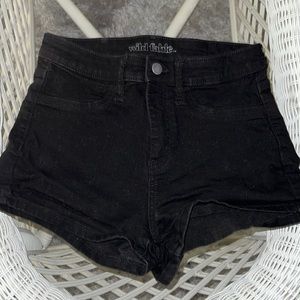 Wild Fable Size 6/28R Black High Waisted Shorts